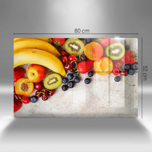 Skleněná deska za sporák Sváteční ovoce