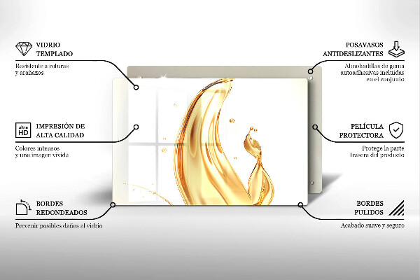 Skleněná deska za sporák olivový olej