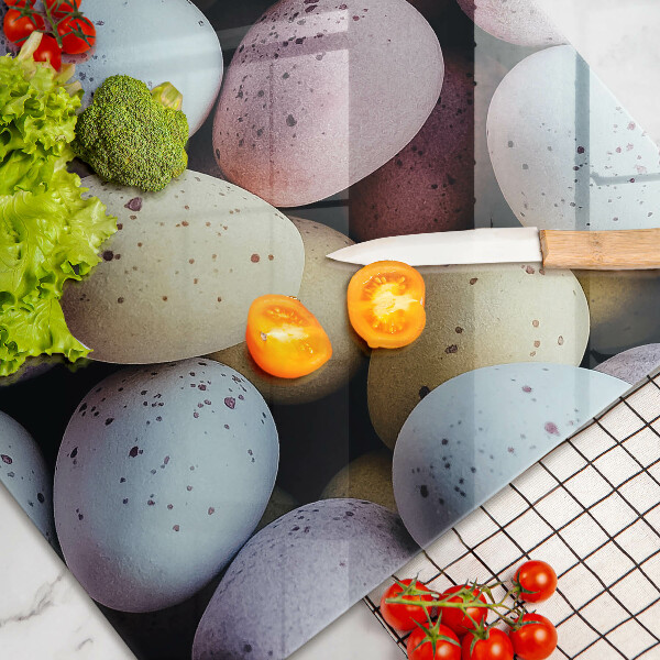 Skleněná deska za sporák velikonoční vajíčka