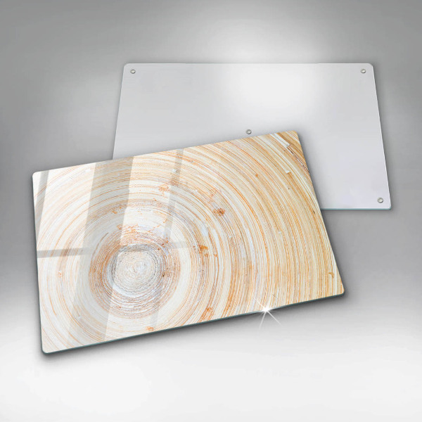 Skleněná deska za sporák Textura dřeva