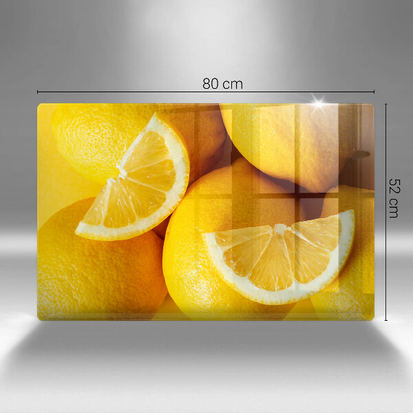 Skleněná deska za sporák Šťavnaté citrony