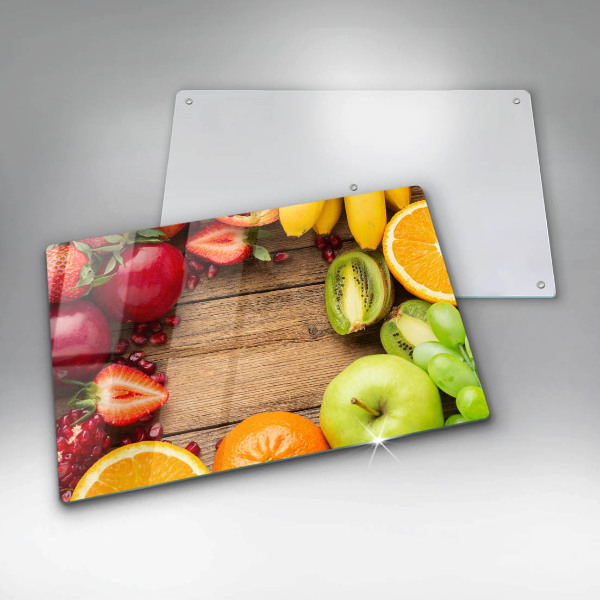 Skleněná deska za sporák Čerstvé ovoce