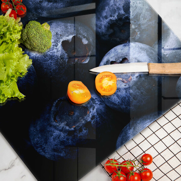 Skleněná deska za sporák Zblízka bobulí