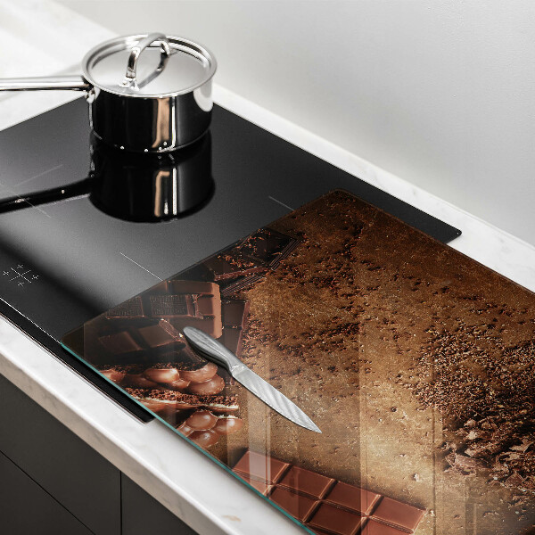 Skleněná deska za sporák Čokoládové sladkosti