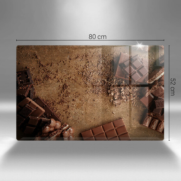 Skleněná deska za sporák Čokoládové sladkosti