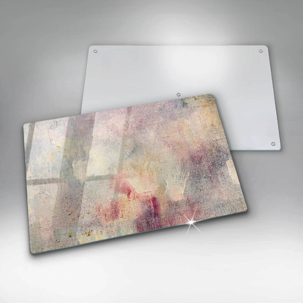 Skleněná deska za sporák Malování textury pozadí