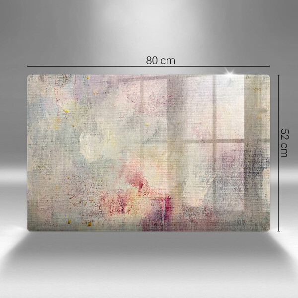 Skleněná deska za sporák Malování textury pozadí