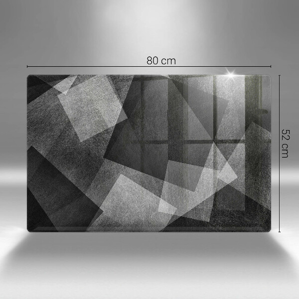 Skleněná deska za sporák Geometrické abstrakce