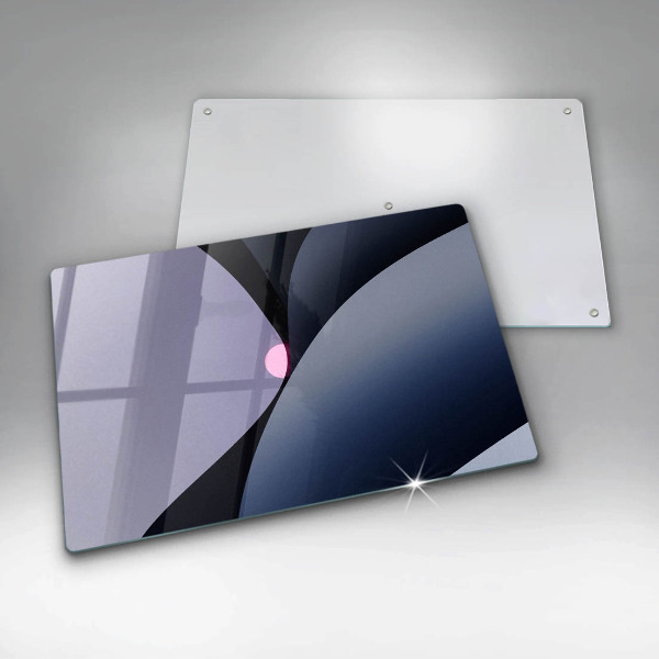 Skleněná deska za sporák Abstraktní tvary