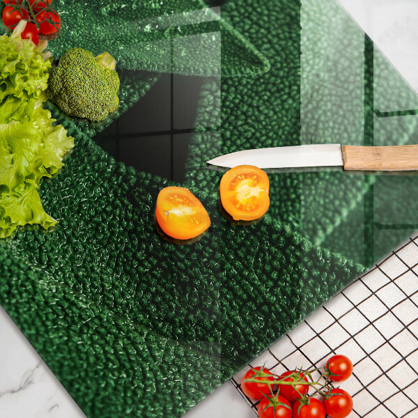 Skleněná deska za sporák Listy rostliny