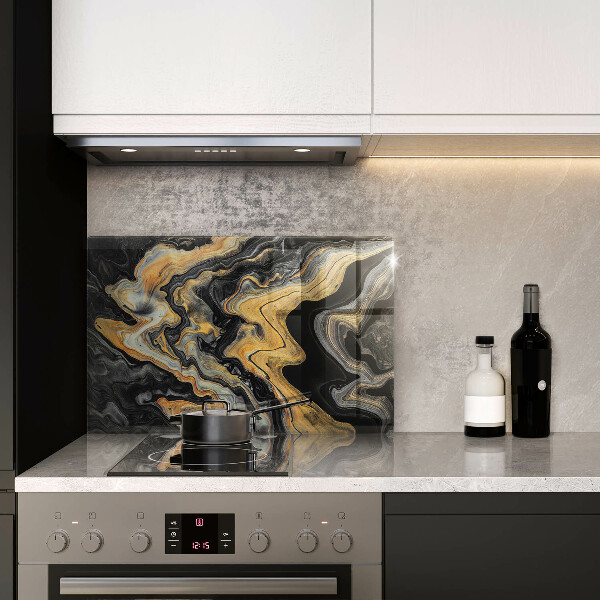 Skleněná deska za sporák Abstraktní struktura