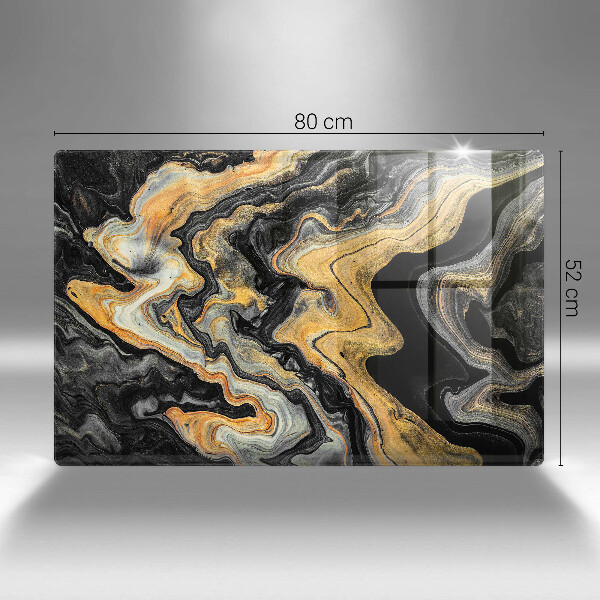 Skleněná deska za sporák Abstraktní struktura