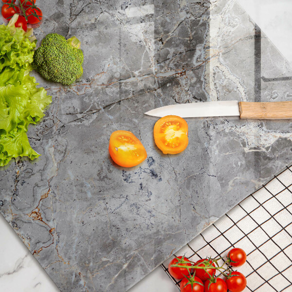 Skleněná deska za sporák Textura kamene