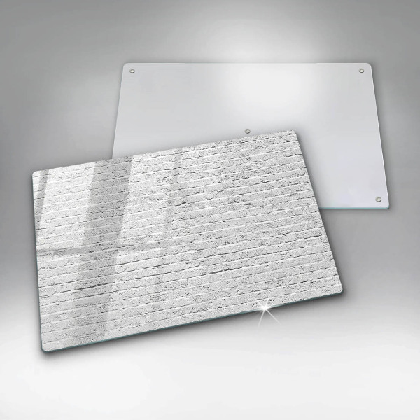 Skleněná deska za sporák Cihlová zeď