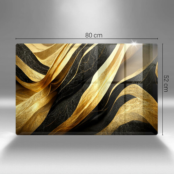 Skleněná deska za sporák Elegantní abstrakce