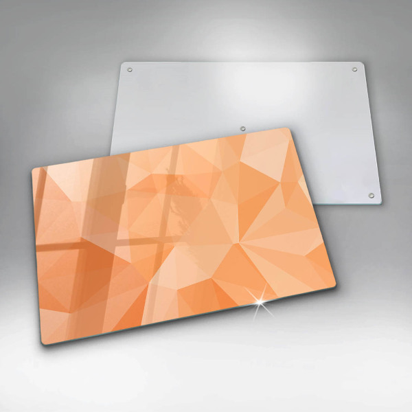 Skleněná deska za sporák Geometrické pozadí