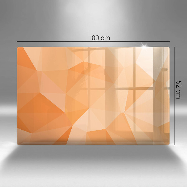 Skleněná deska za sporák Geometrické pozadí