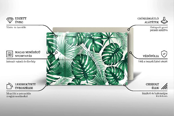 Skleněná deska za sporák Monstera odchází