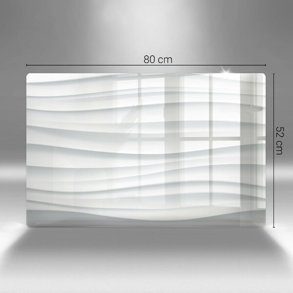 Skleněná deska za sporák Moderní struktura