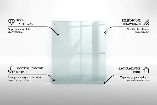 Průhledné sklo za varnou deskou 60x52 cm
