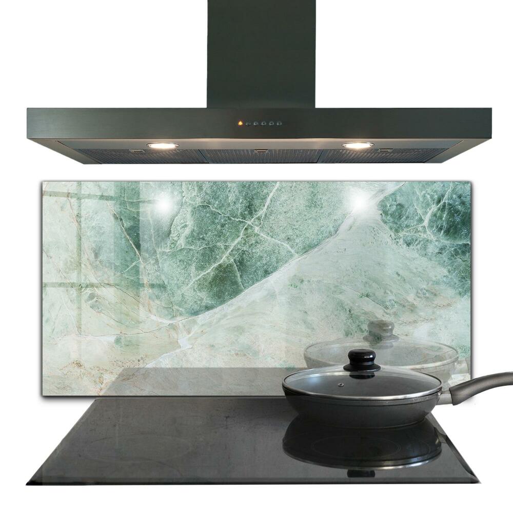 Kuchyňský skleněný panel Textura mramorového kamene