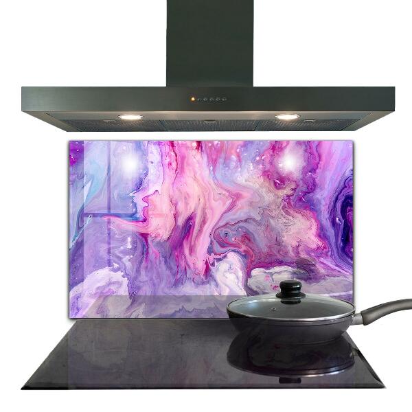 Skleněný panel Růžová abstrakce