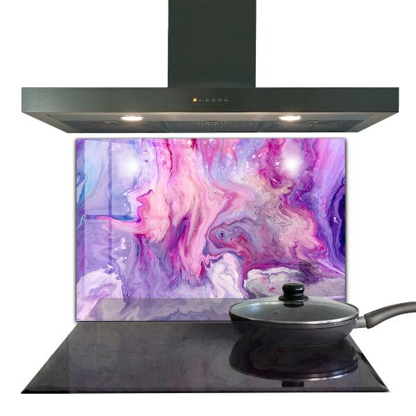 Skleněný panel Růžová abstrakce