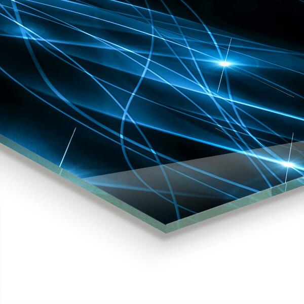 Skleněný panel Energetický diagram připojení