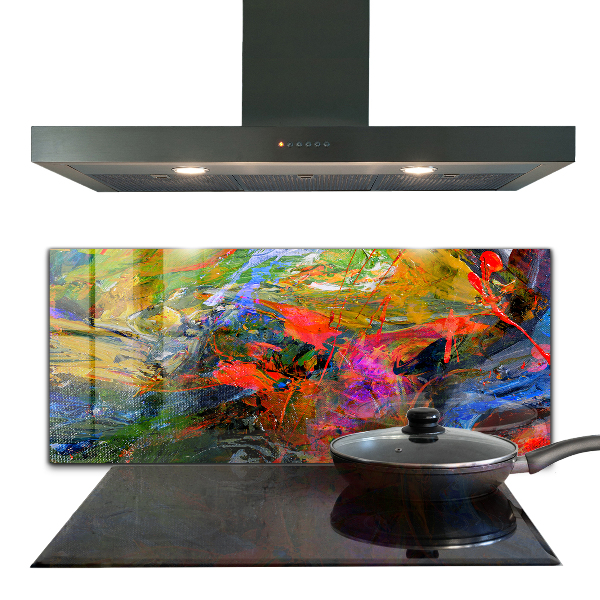 Skleněný panel Barevná exploze