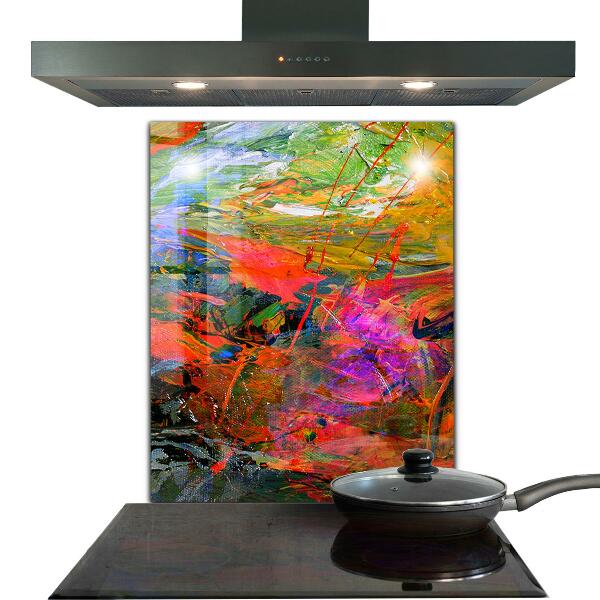 Skleněný panel Barevná exploze