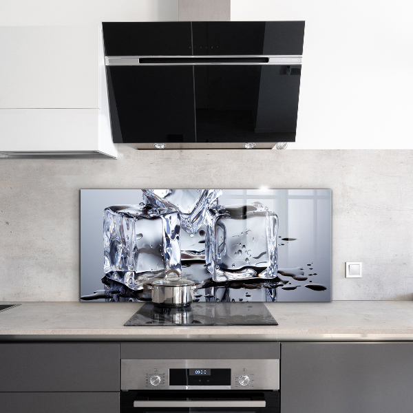 Skleněný panel Ledové kostky občerstvení