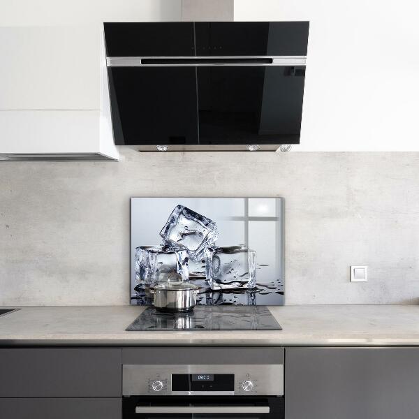 Skleněný panel Ledové kostky občerstvení