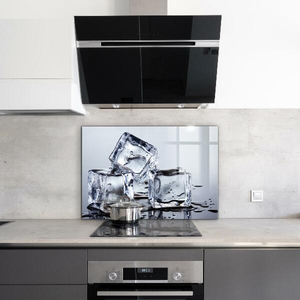 Skleněný panel Ledové kostky občerstvení