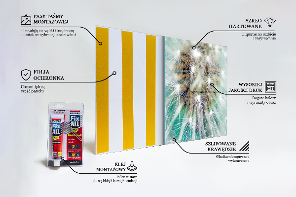 Skleněný panel Pampeliška ve větrné elektrárně