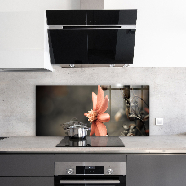 Skleněný panel Vintage poupě