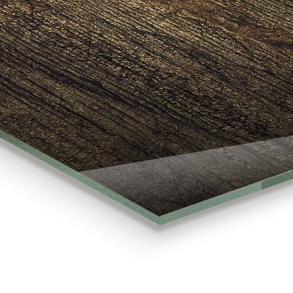 Skleněné obklady do kuchyně Retro textura dřeva