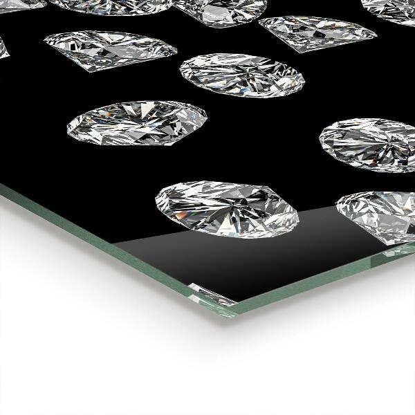 Skleněný panel Diamonds friends women