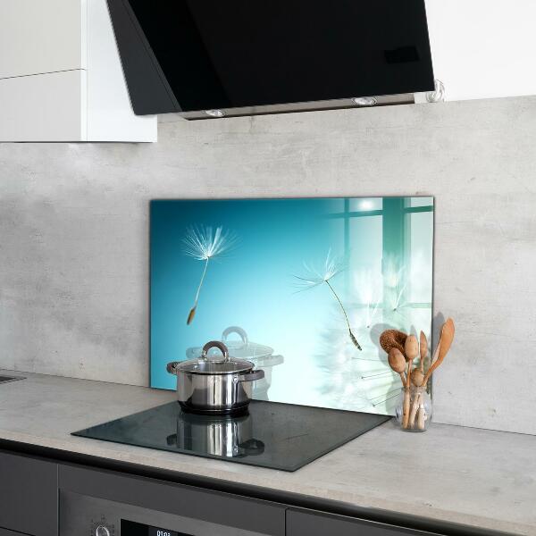 Skleněné obklady do kuchyně Pampeliška pampeliška ve větru