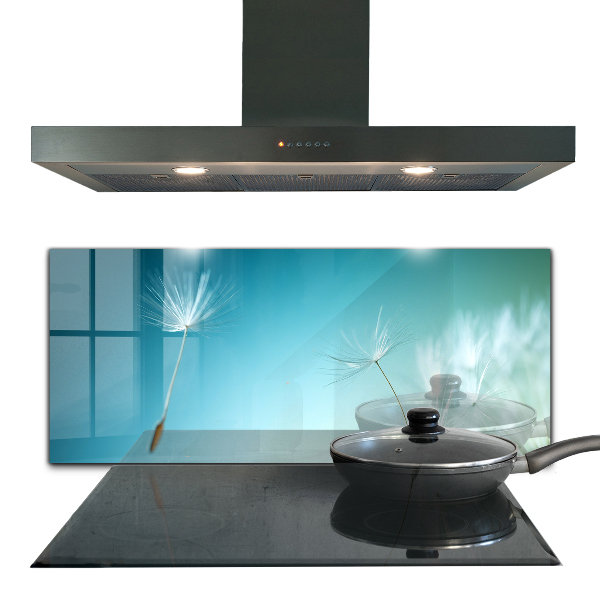 Skleněné obklady do kuchyně Pampeliška pampeliška ve větru