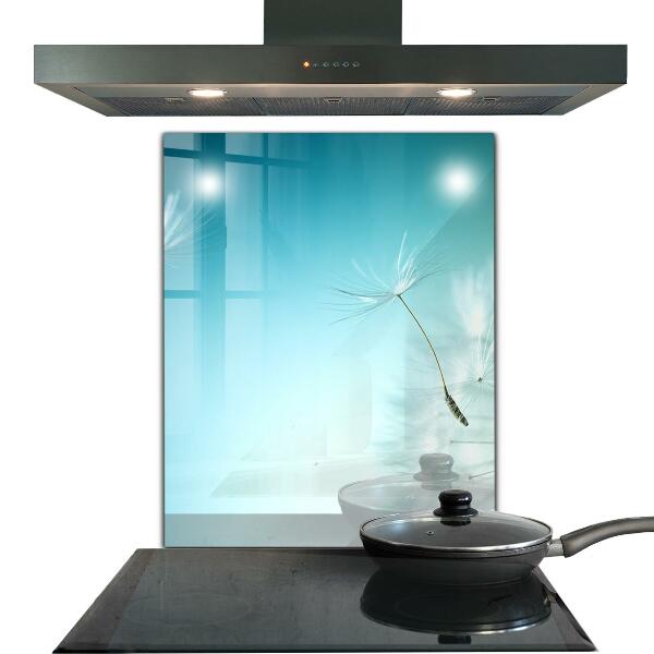 Skleněné obklady do kuchyně Pampeliška pampeliška ve větru