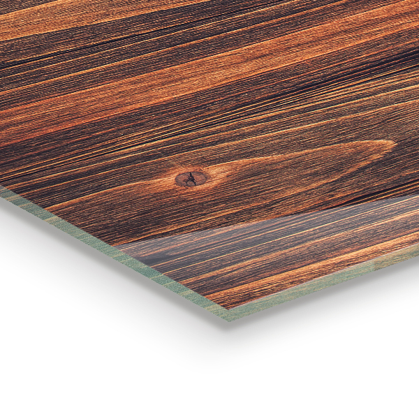 Skleněné obklady do kuchyně Přírodní textura dřeva