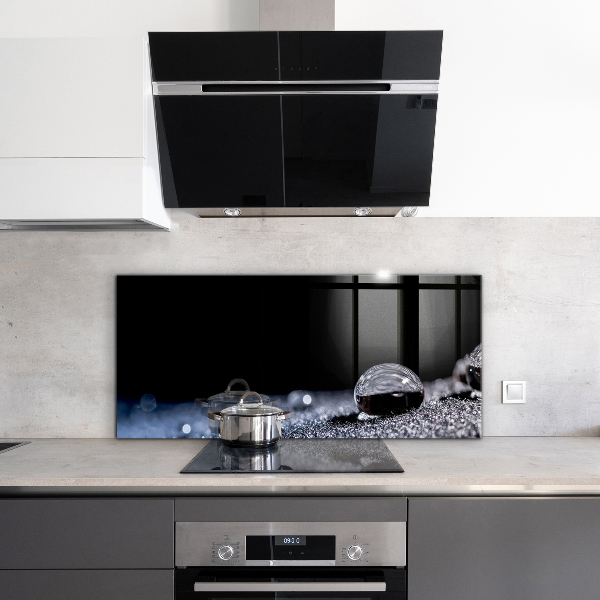 Skleněný panel Kapka rosy po ránu