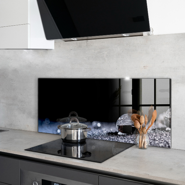 Skleněný panel Kapka rosy po ránu