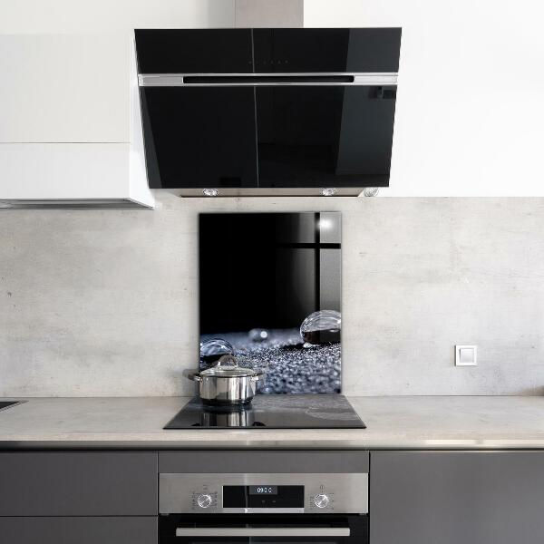 Skleněný panel Kapka rosy po ránu