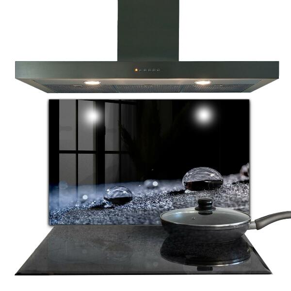 Skleněný panel Kapka rosy po ránu