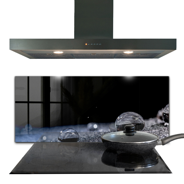 Skleněný panel Kapka rosy po ránu