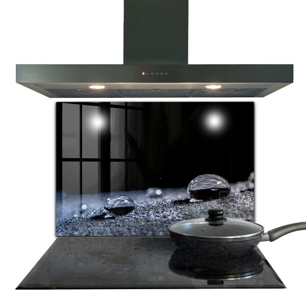 Skleněný panel Kapka rosy po ránu