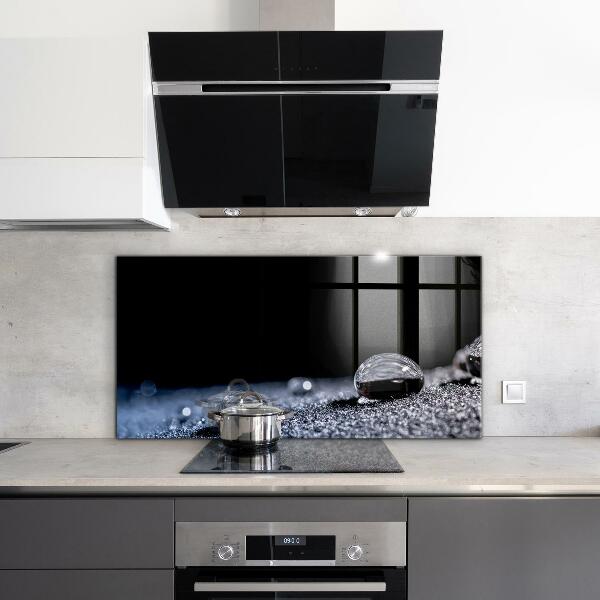 Skleněný panel Kapka rosy po ránu