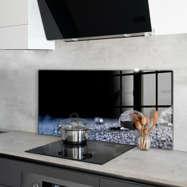 Skleněný panel Kapka rosy po ránu