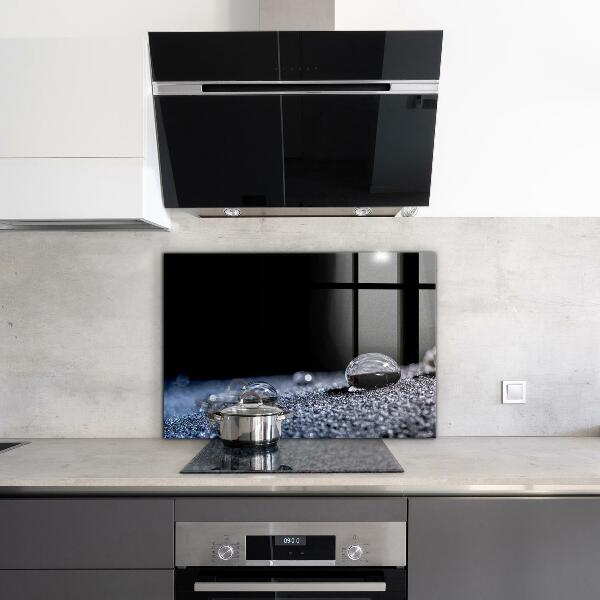 Skleněný panel Kapka rosy po ránu